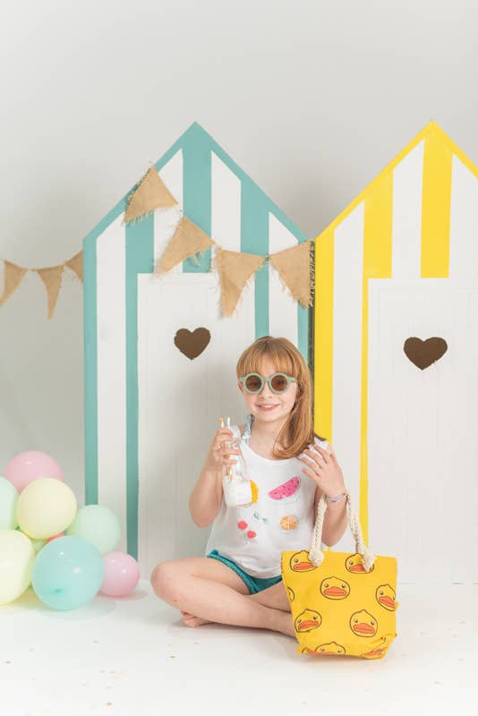 Kleine Kindertasche mit Entenmuster