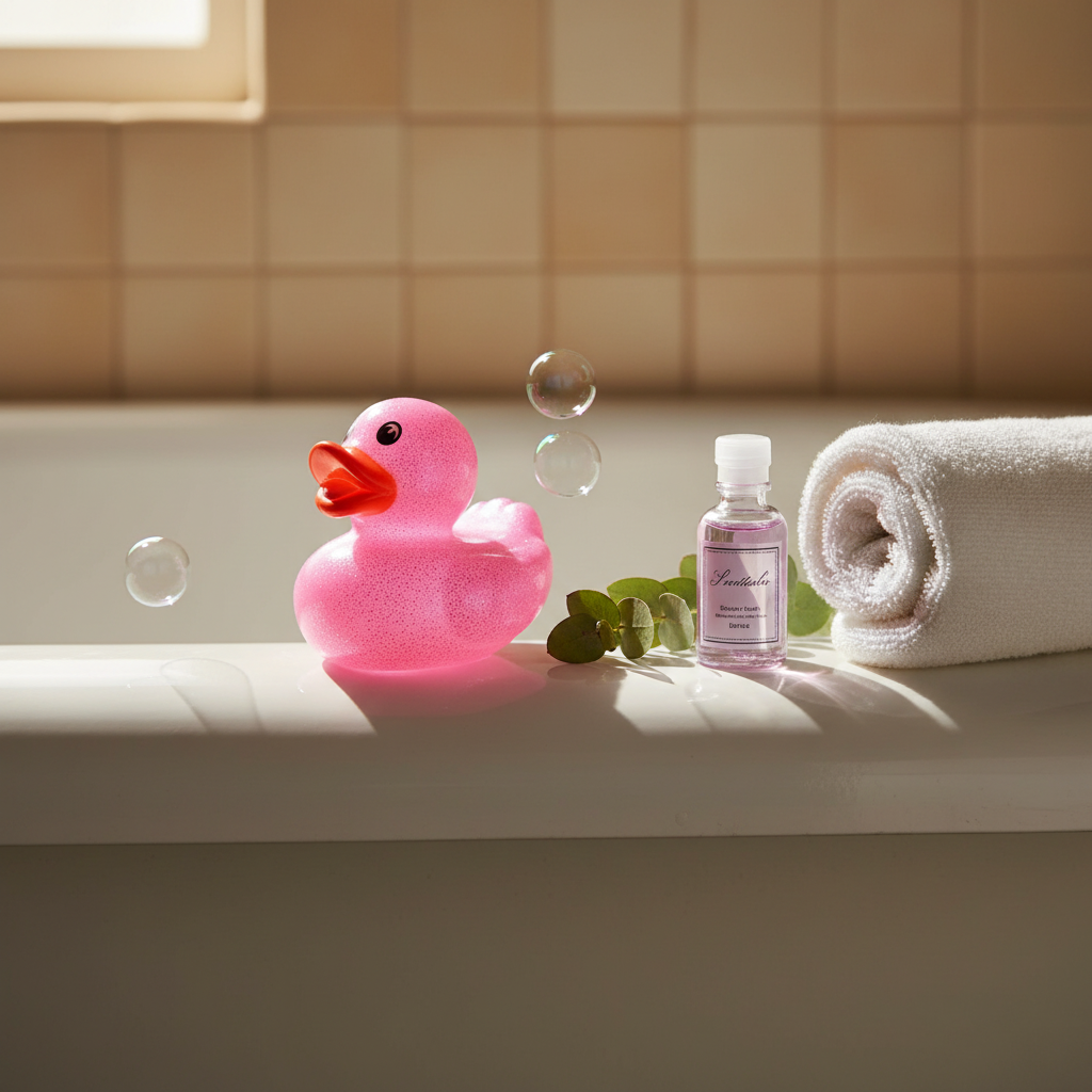 Glitzer-Miniente - rosa