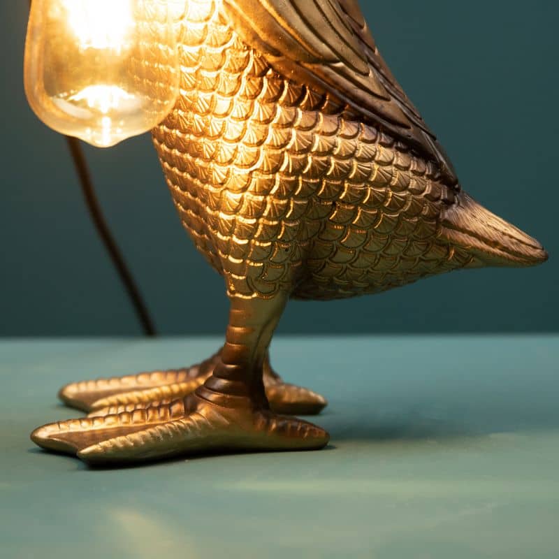 Lampe de table Canard « Son of a Duck » Or