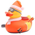 Orange Skiing Duck