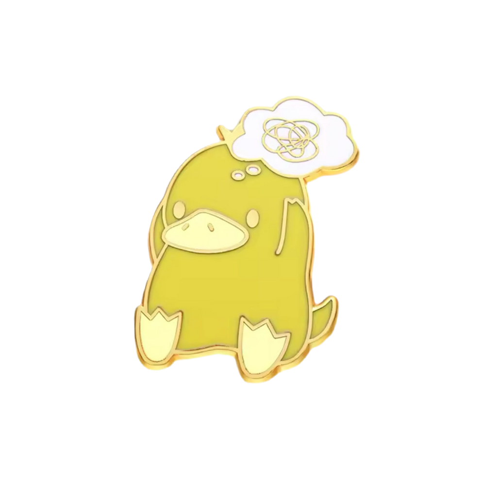Pin's Canard Jaune Embrouillé