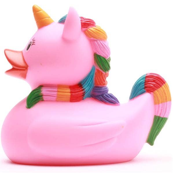 Canard Licorne Rose Arc en ciel