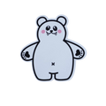 Autocollant ours polaire