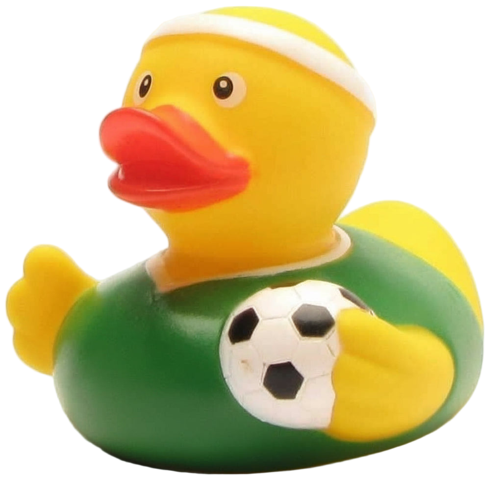 Duck Footballer green jersey