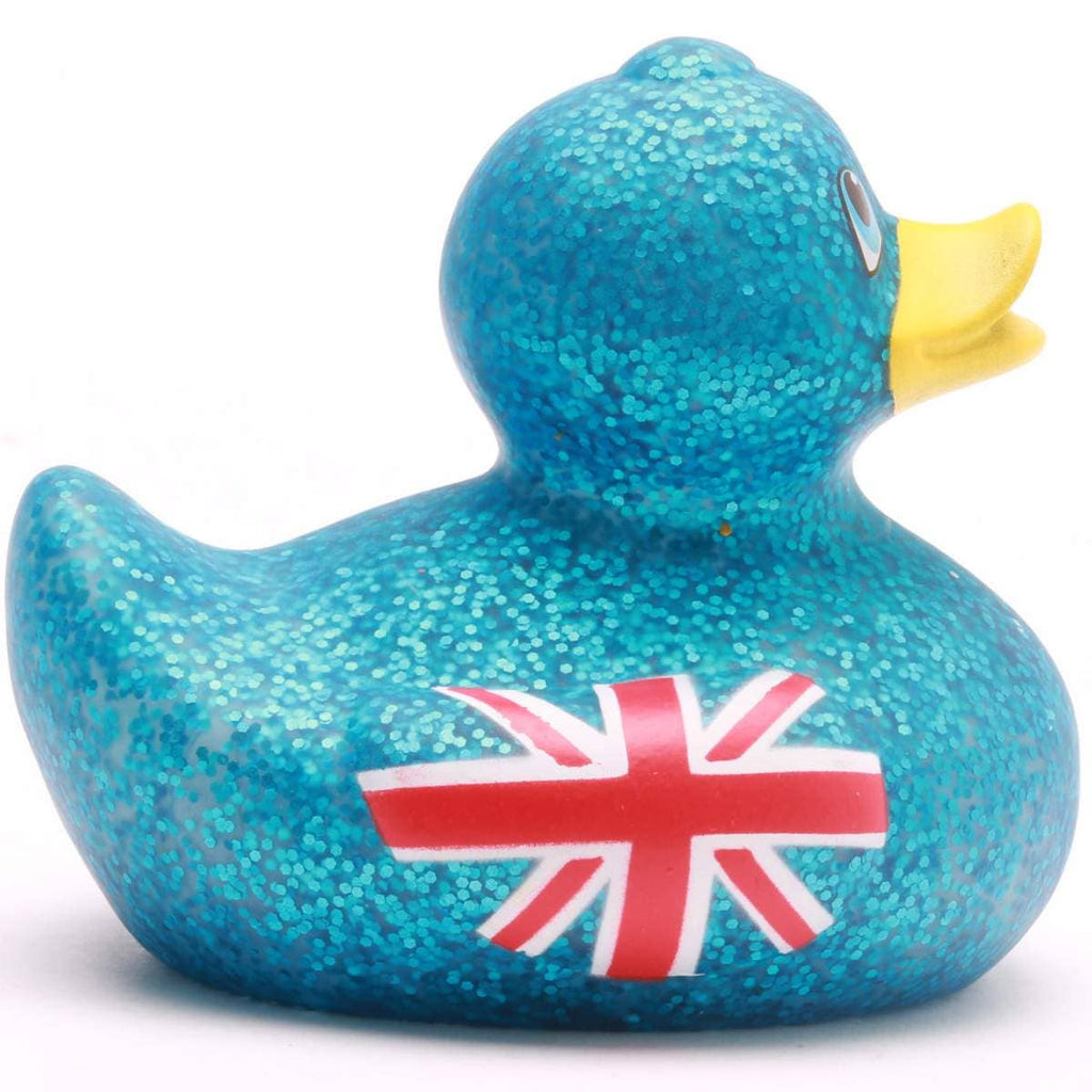 Canard Union Jack - Bleu Pailleté