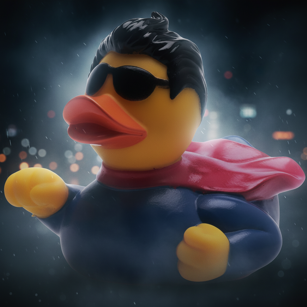 Superhero Duck