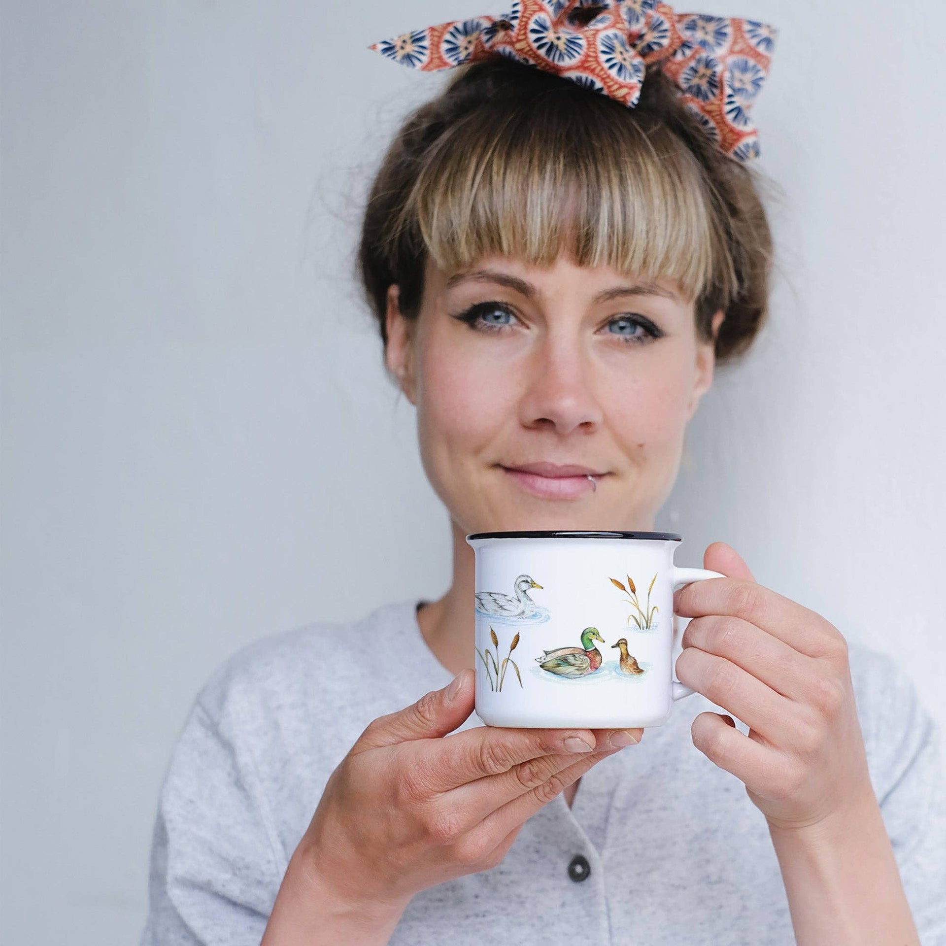 Ceramic mug - Duck pond