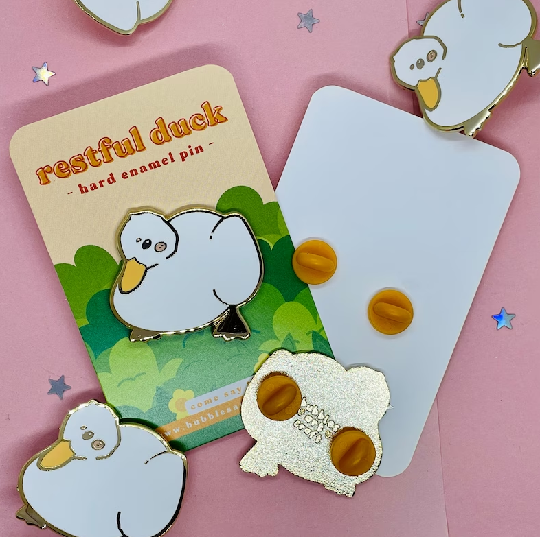 Ruhende Ente Button