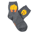 Chaussettes Grises Canard Jaune Traversant