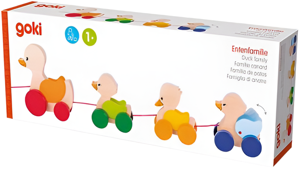 Pull-Along Animal - Large Duck Family