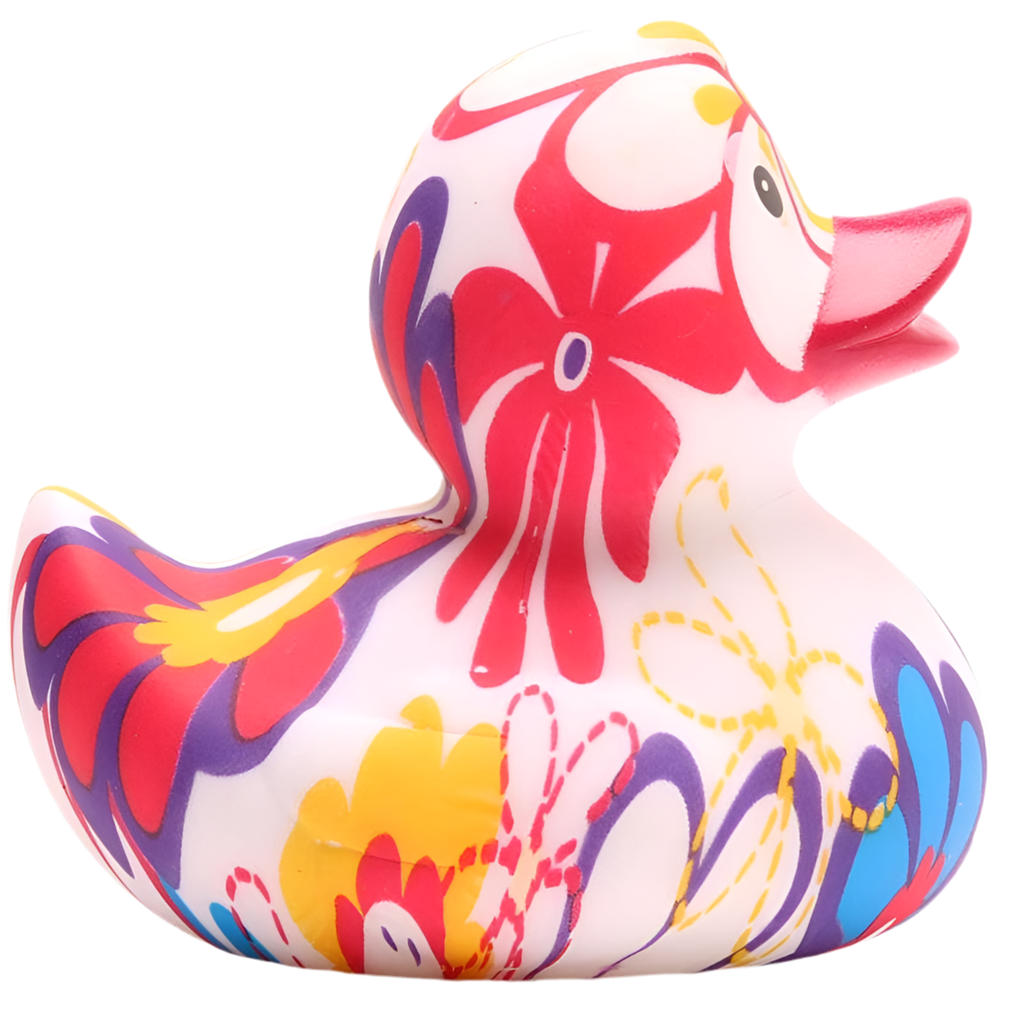 Klassische Flower-Power-Ente