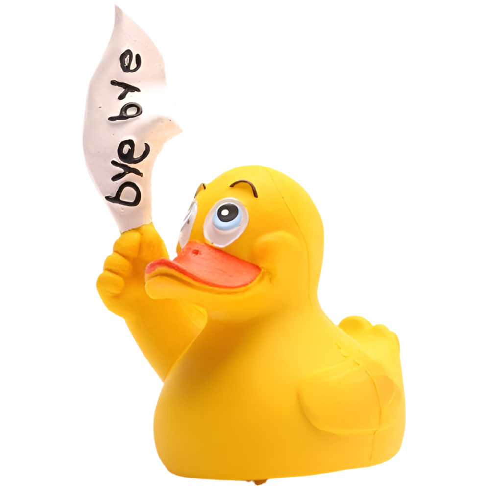 Ente auf Wiedersehen