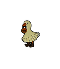 Pin's Canard Blanc Fantôme d’Halloween