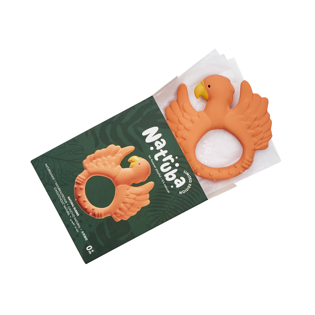 Anneau de Dentition Perroquet Orange