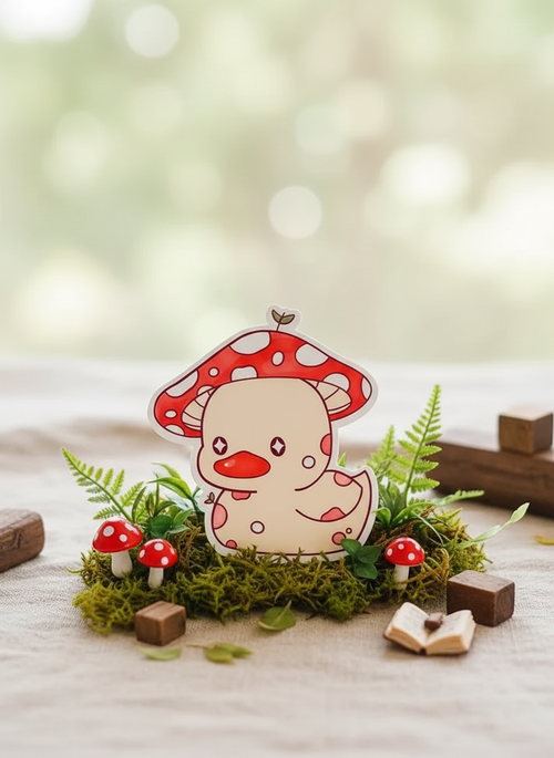 Champignon duck sticker