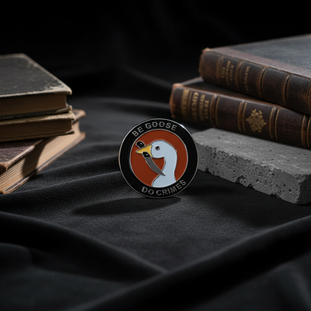 Pin's Oie "Be Goose do Crime"