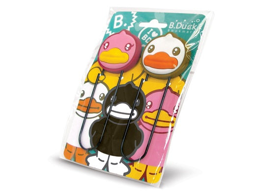 marque-page-canard-noir-et-jaune-b-duck