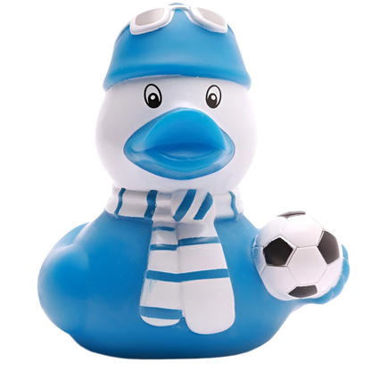 Canard Supporter de Football Bleu