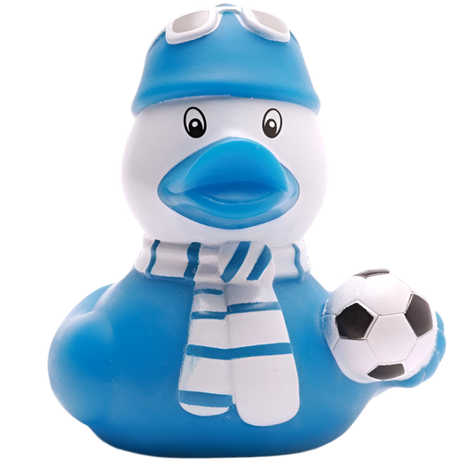 Canard Supporter de Football Bleu