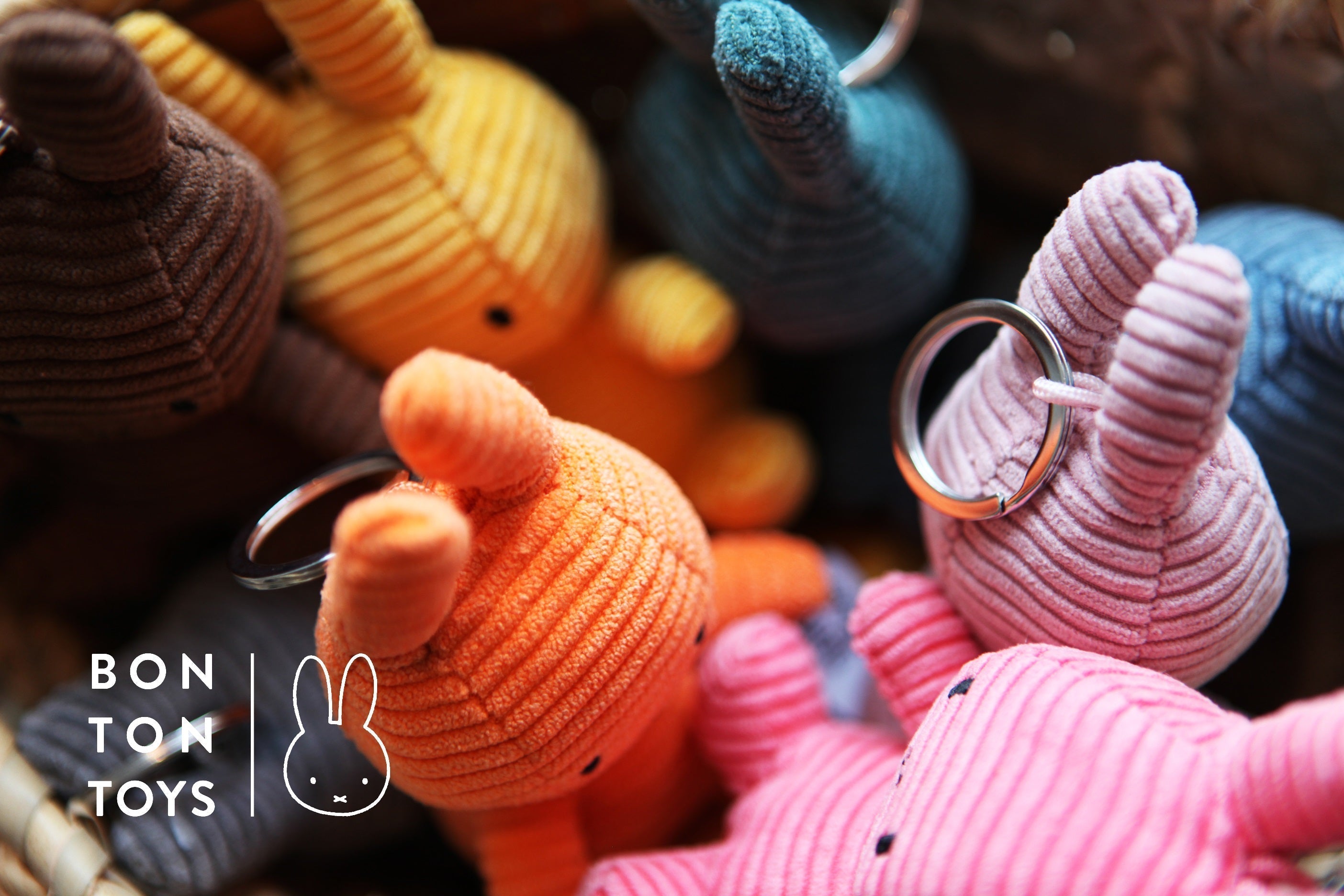 Porte-clés Lapin Miffy Velours Côtelé