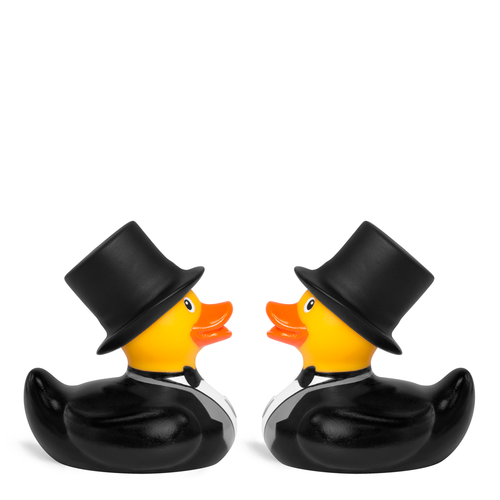 mini-canard-groom-groom-bud-duck