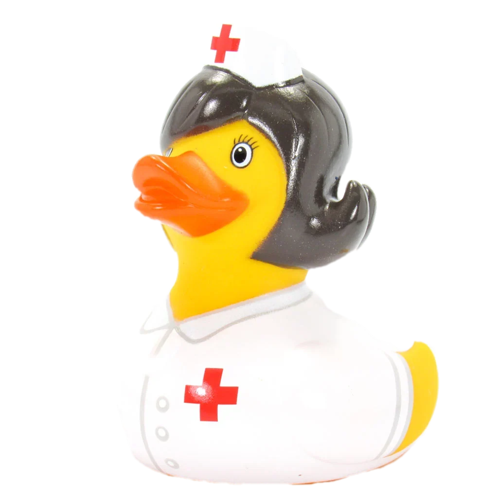 Canard Nurse Bud Duck, infirmière, vue de profil - BUD1485