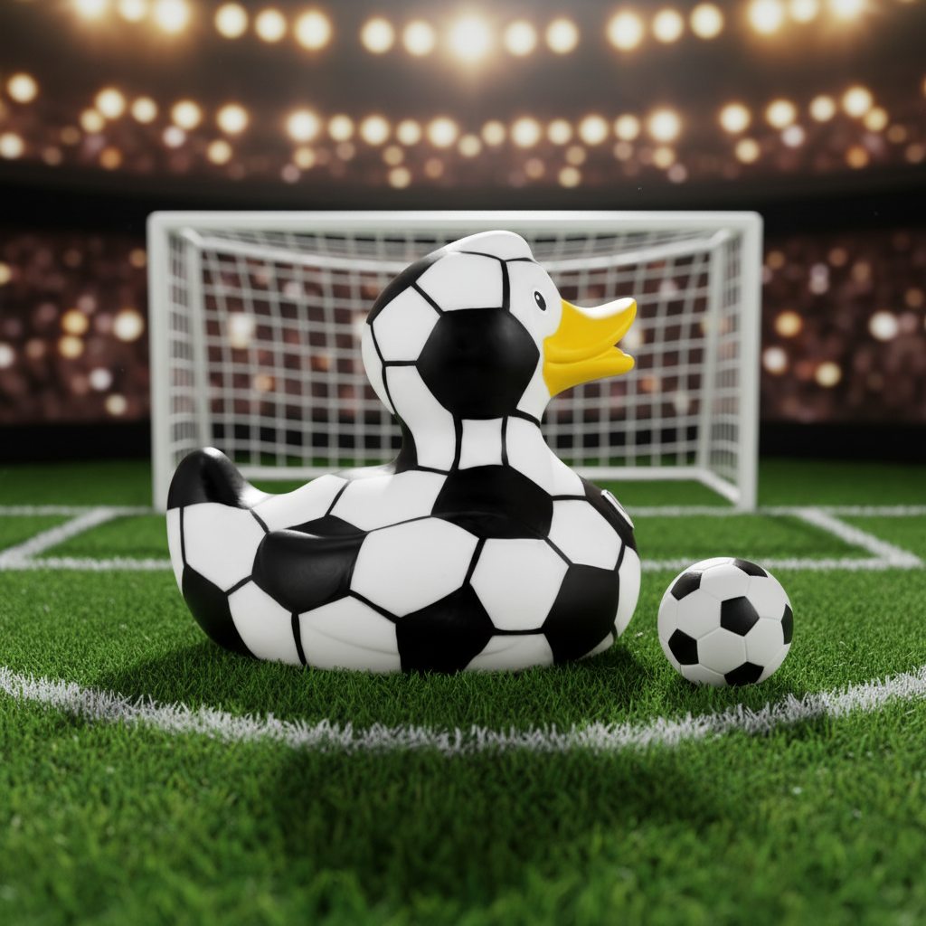 Voetbal eend