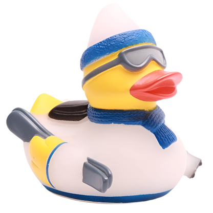 Canard Skieur Bleu