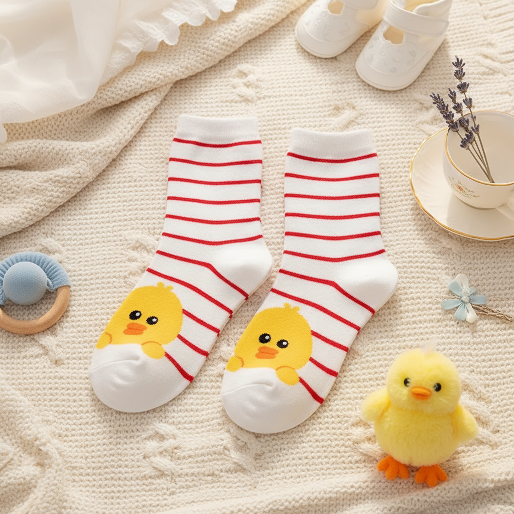 Striped Duck Socks