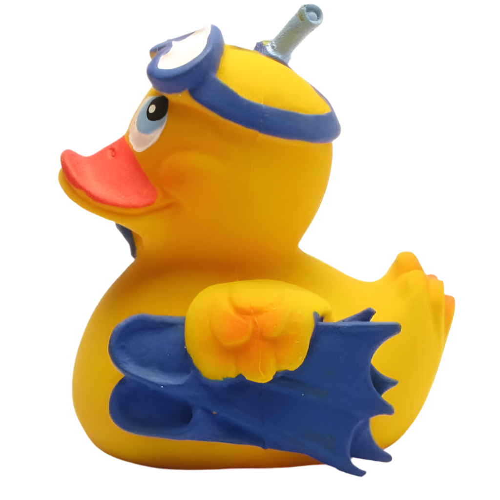 Canard Plongeur avec tuba