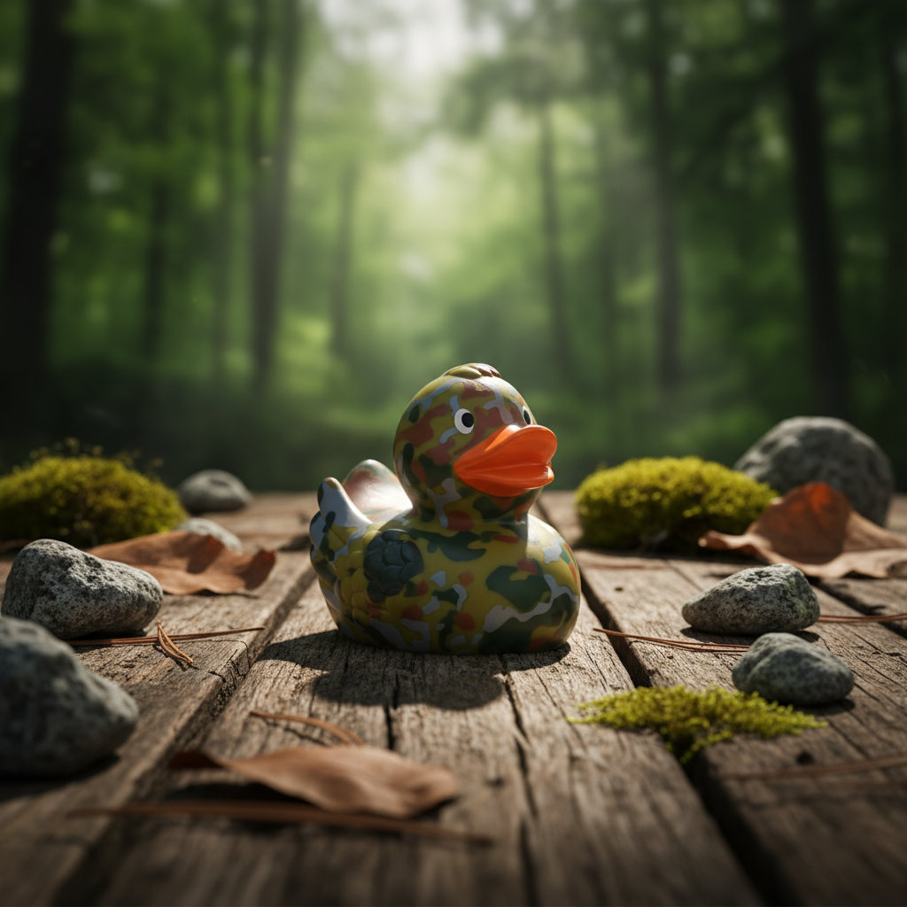 Camouflage eend