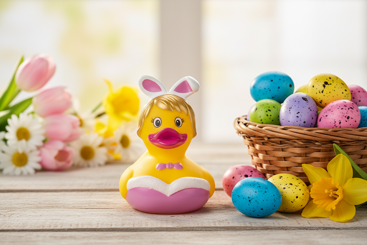 Canard Pin-up Lapin Rose