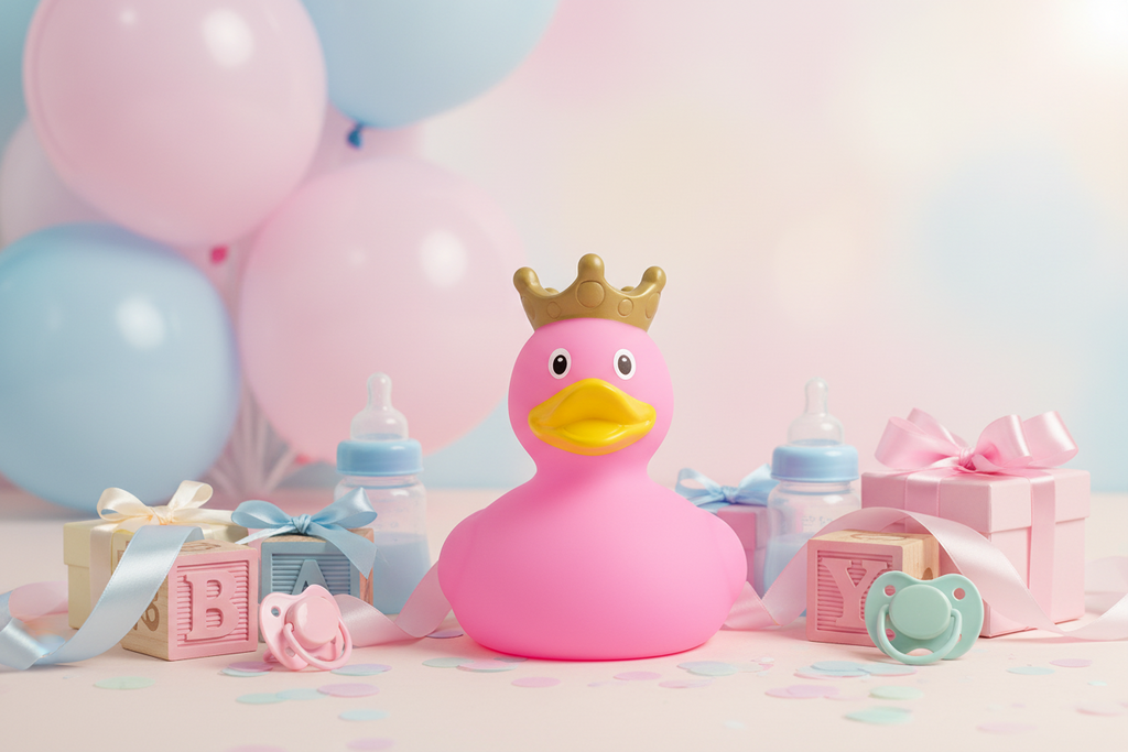 Pink Crown Duck