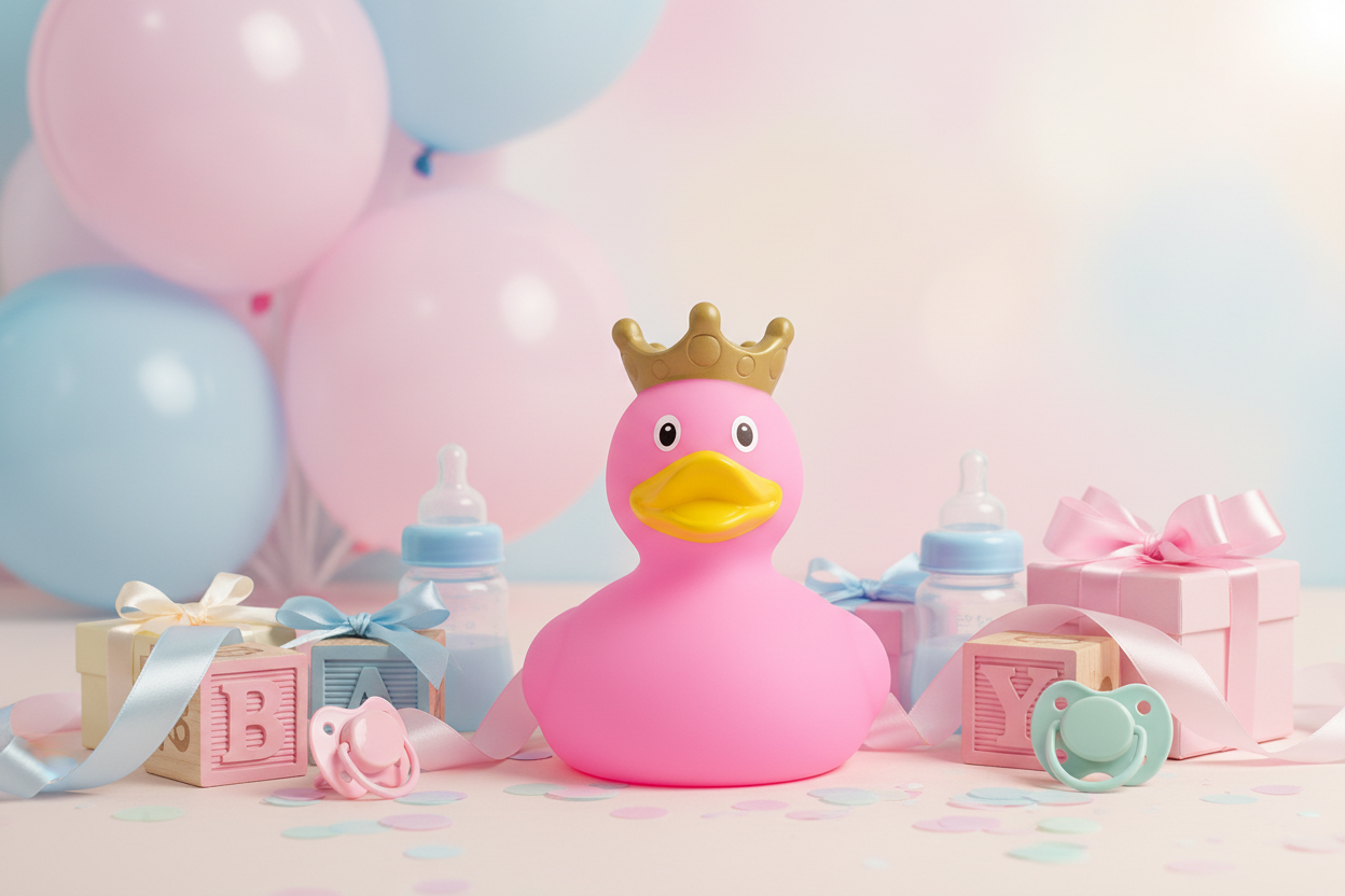Pink Crown Duck