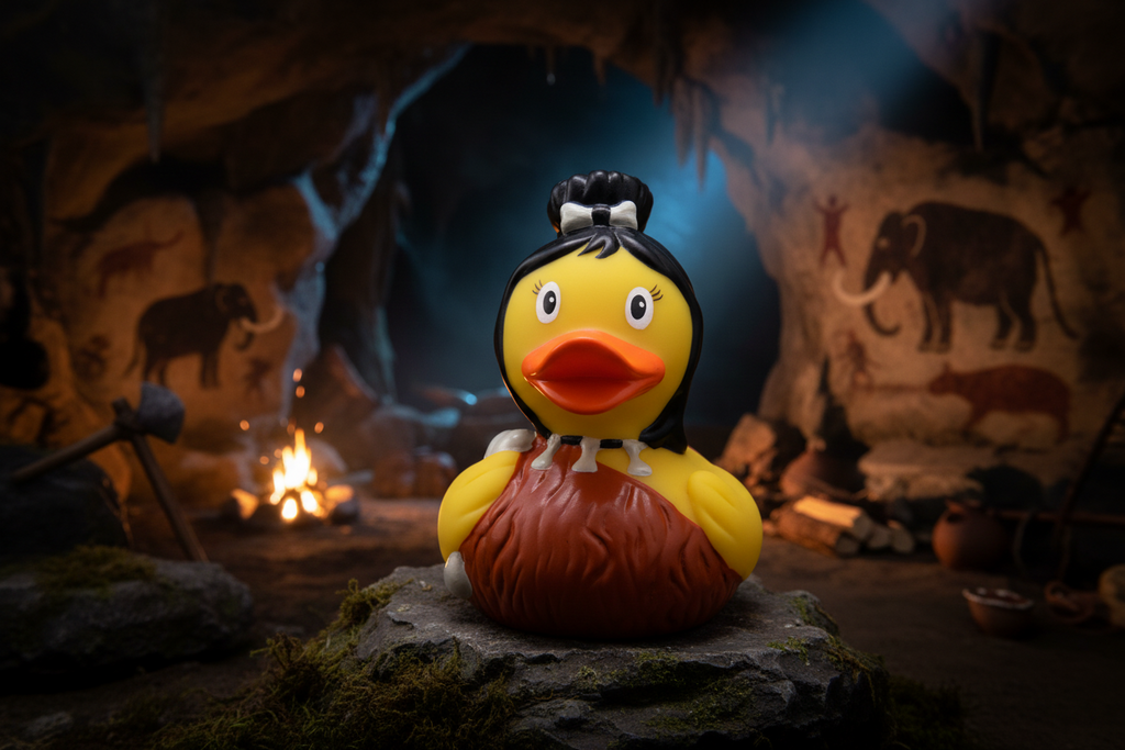 Vrouw Neanderthal Duck