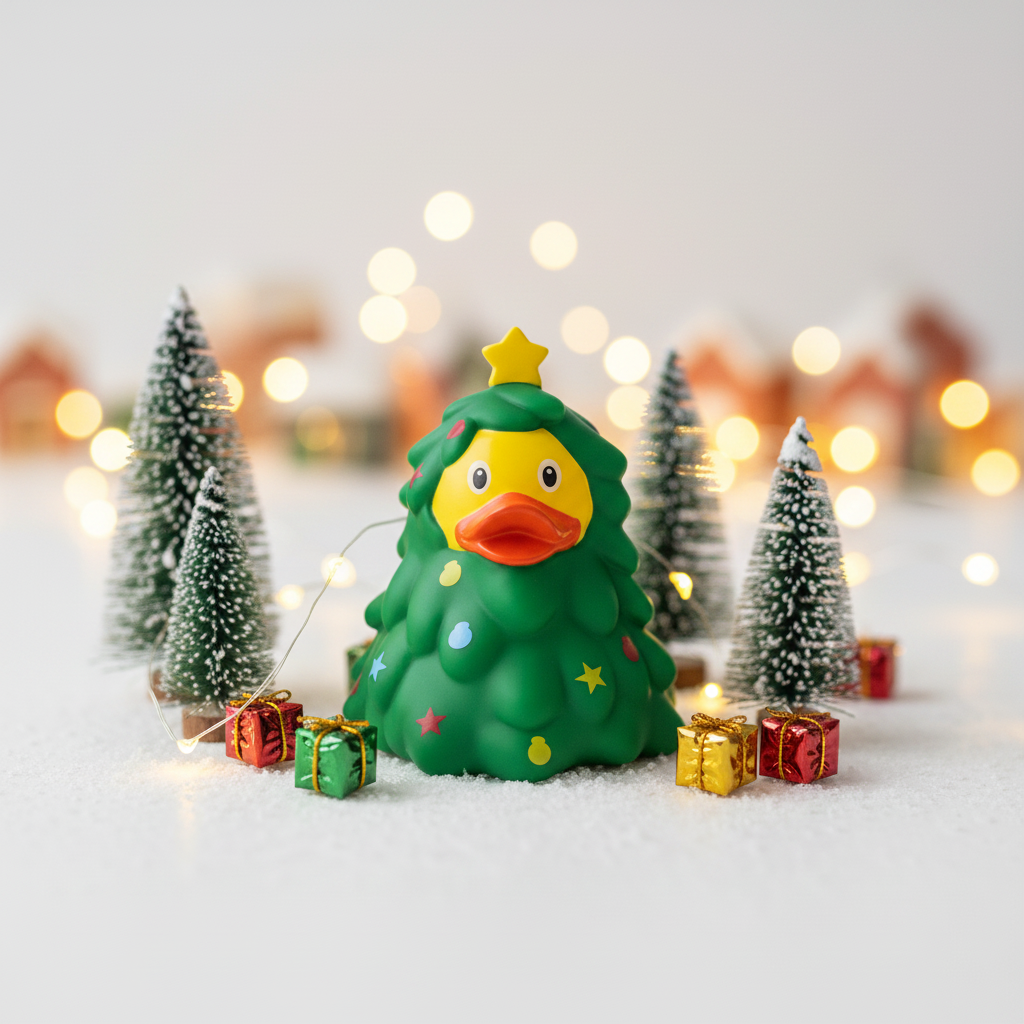 Kerstboom eend