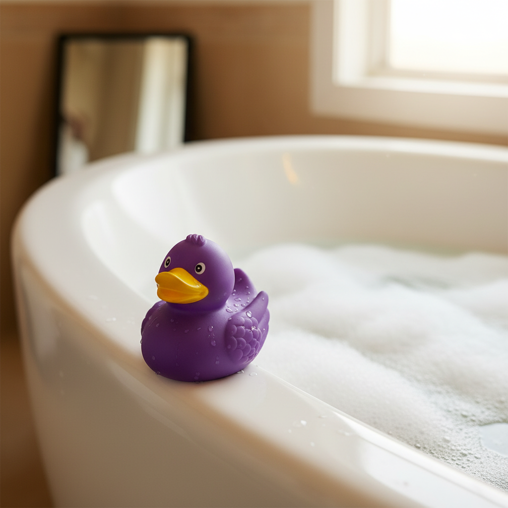 Lila Ente