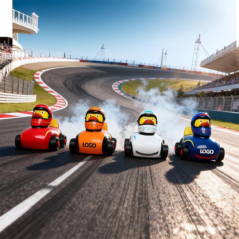 Formula 1 Duck - Orange