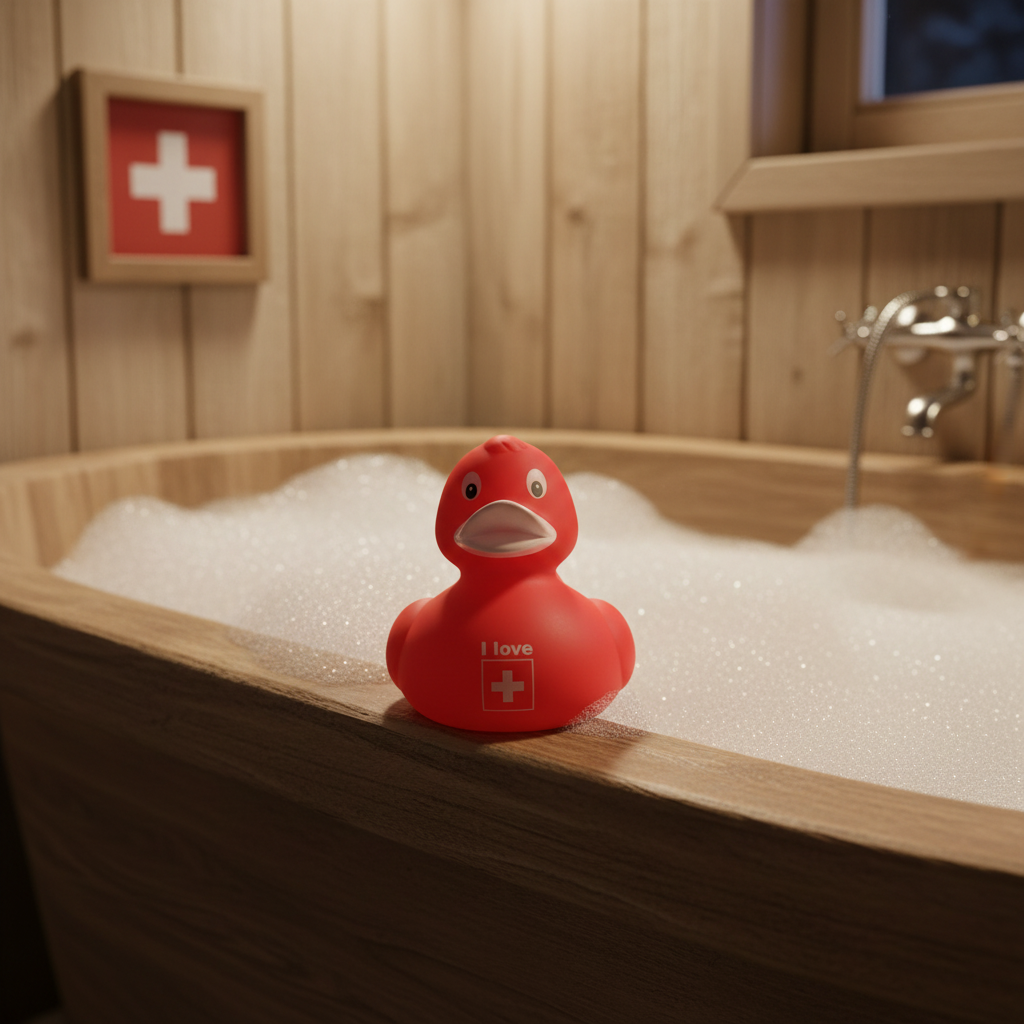 Ente, ich liebe die Schweiz