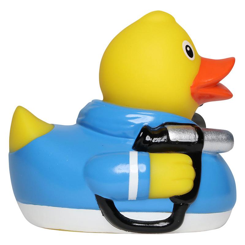 Ente mit Wasserstoffflasche