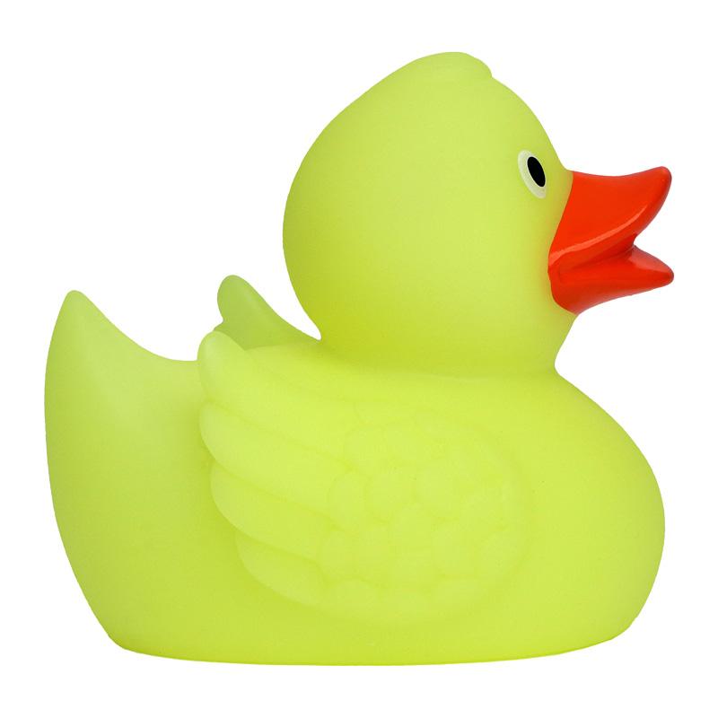 Phosphoreszierende gelbe Ente