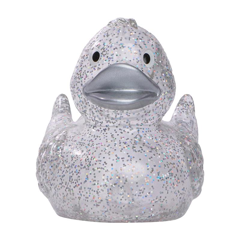 Canard pailleté Schnabels avec ailes – Argent