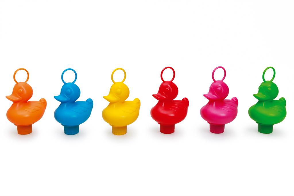 Set of 6 Duck Fishing Ducks - Rainbow