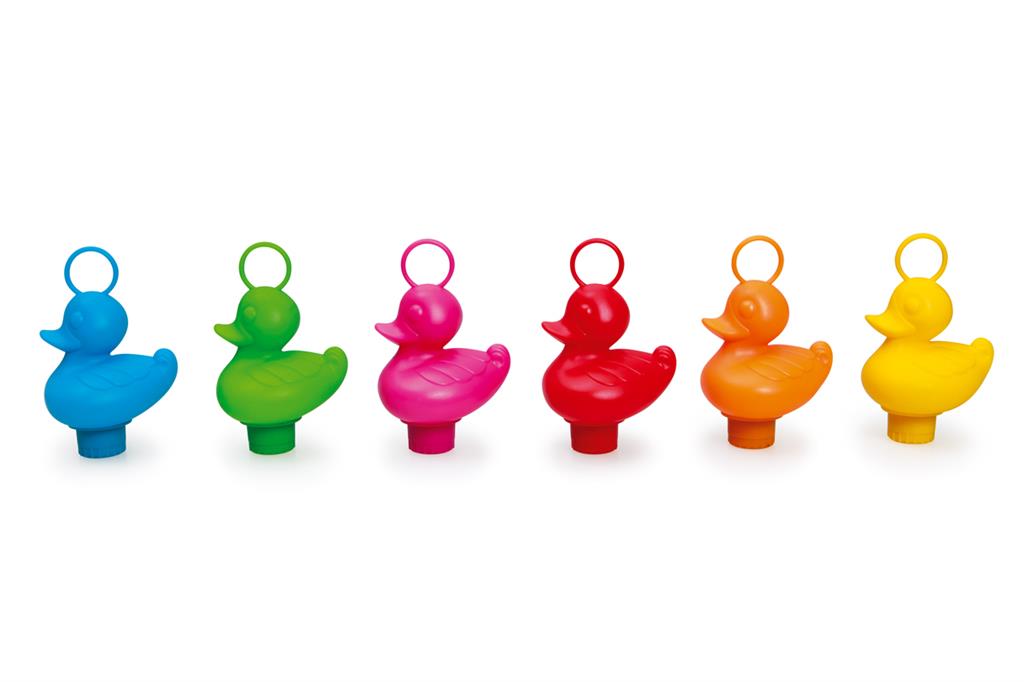Set of 6 Duck Fishing Ducks - Rainbow