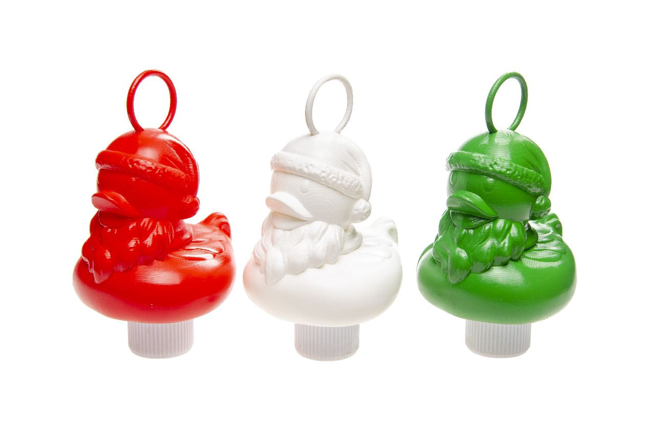 Ente Weihnachtsmann Ente zum Entenangeln