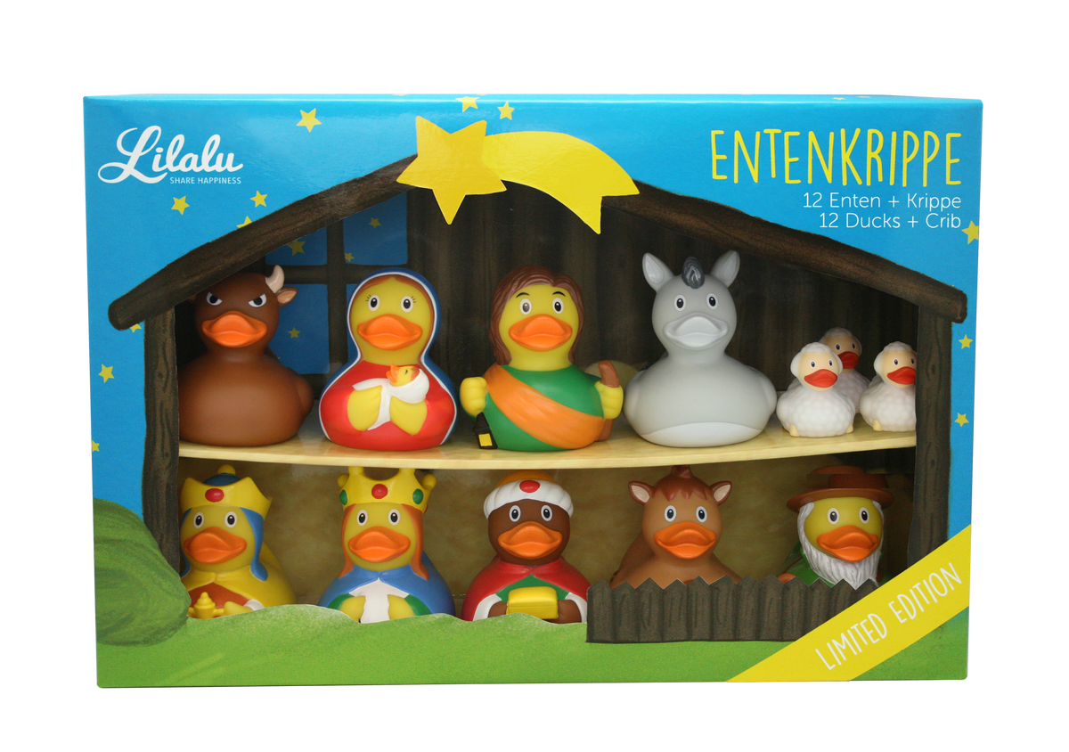 Pack de Canards Crèche de Noël – 12 Pièces – vue 2