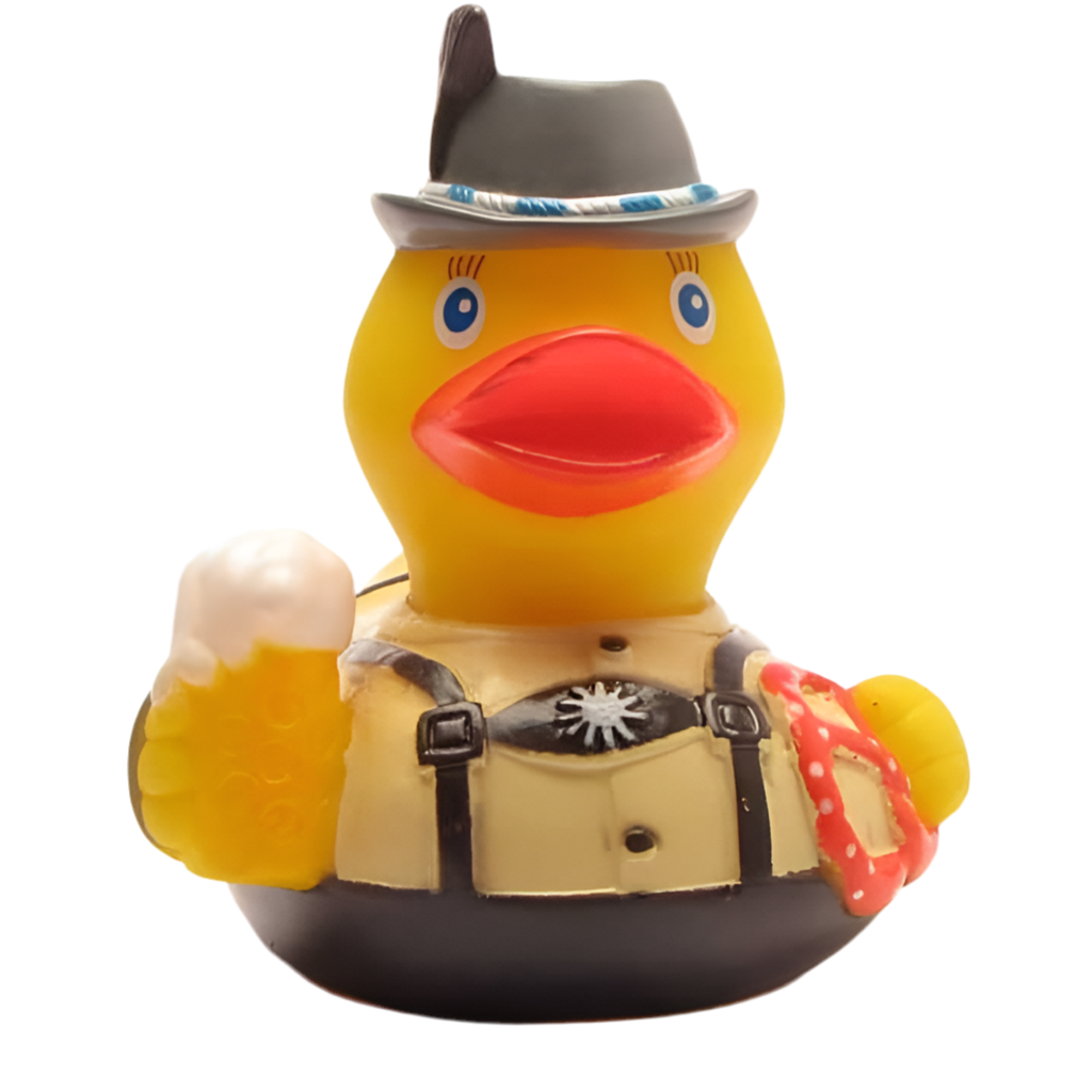 Bayerische Ente mit Brezel