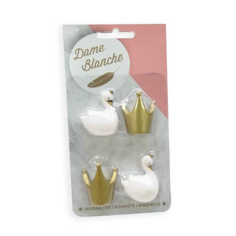 Kühlschrankmagnete „Dame Blanche“