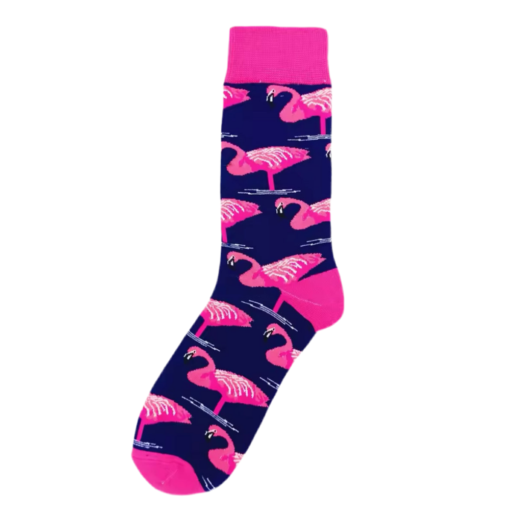 Chaussettes Flamant Rose