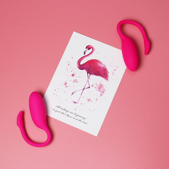 Flamingo Rosa Kugelschreiber Rosa